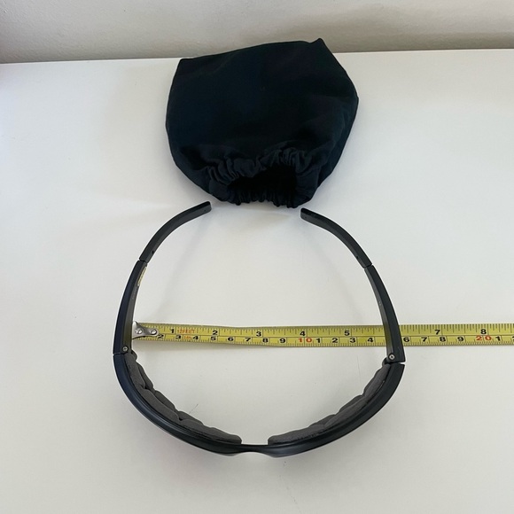 Black Sports Shatter Proof Polycarbonate Foam Lined Anti-Fog Len UV400 Glasses - Picture 6 of 12